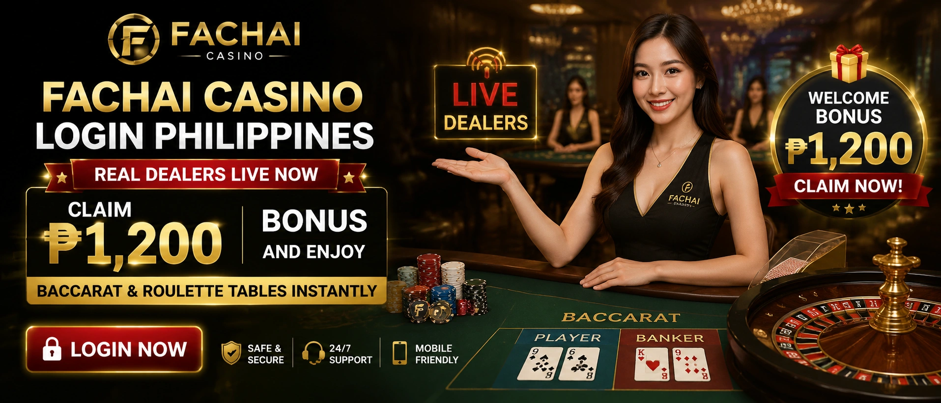 Live casino Philippines hub banner