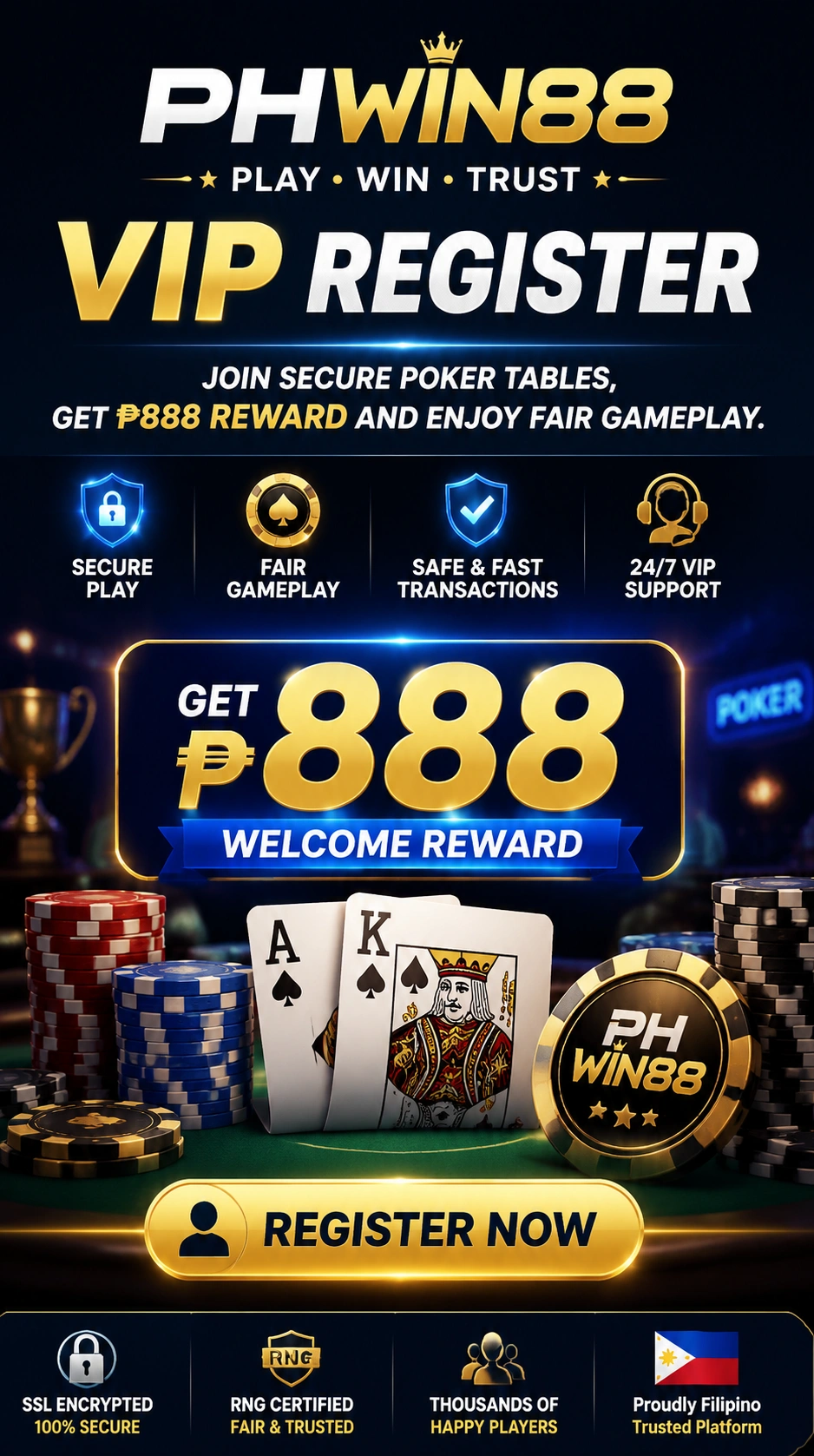Cash game poker lobby and table selection view
